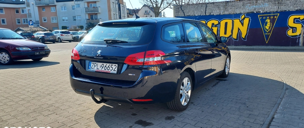 Peugeot 308 cena 27400 przebieg: 217000, rok produkcji 2015 z Police małe 92